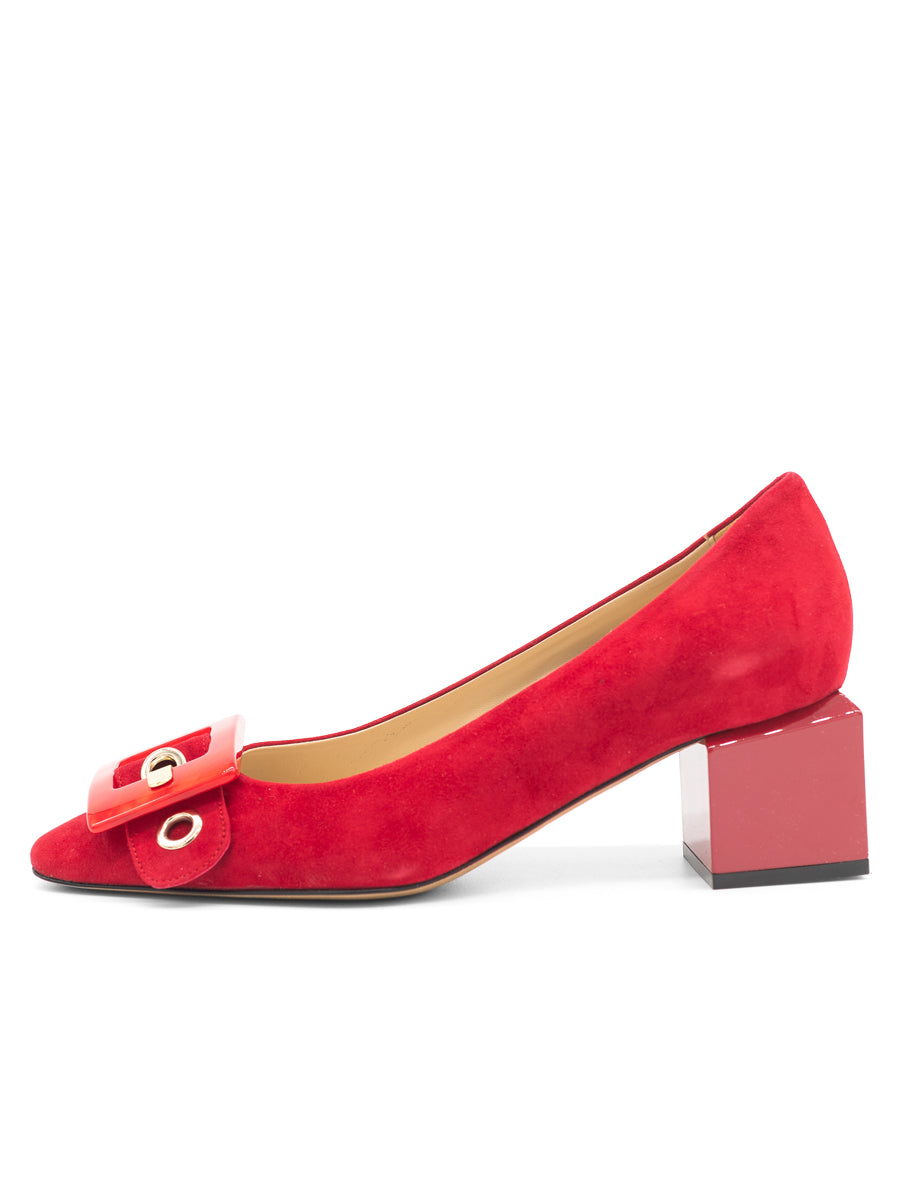 Nuri Block Heeled Pump